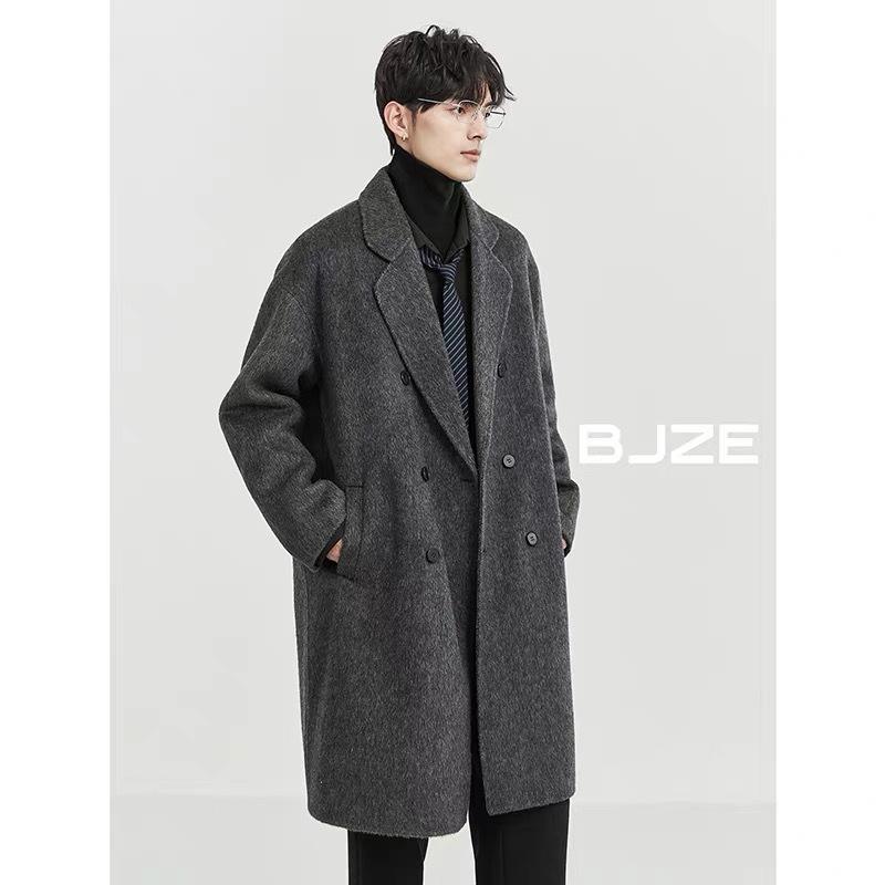 Men s Thickened Wool Coat: 2025 Autumn/Winter Mid-Length Double-Breasted Trench - Korean Style Trendy Outerwear. XL темно-сірий
Men s Thickened Wool Coat: 2025 Autumn/Winter Mid-Length Double-Breasted Trench - Korean Style Trendy Outerwear. XL темно-сірий