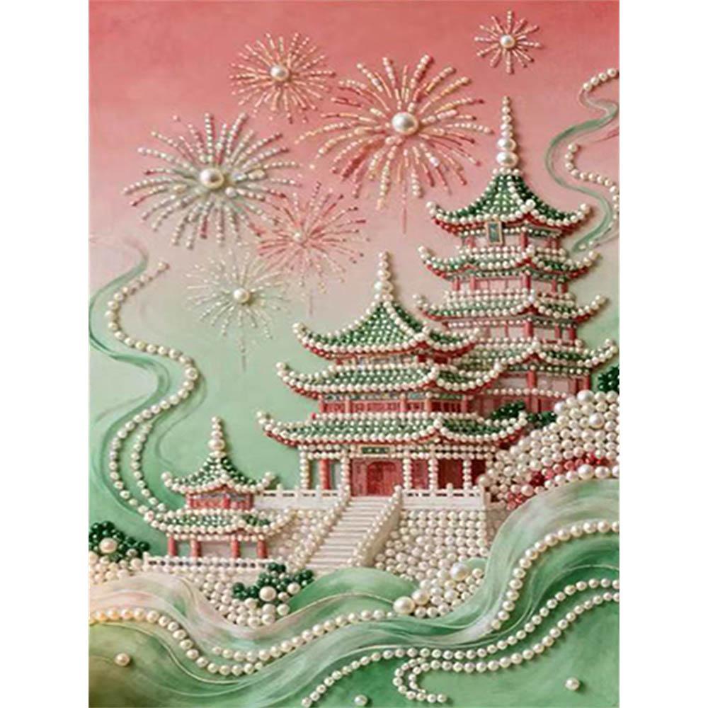 DIY Temple Pearl Diamond Art Kits Without Frame 30x40cm Gem Art Diamond Painting Kits for Adults/Beginners Gift Idea Home Wall Decor 30x40cm
DIY Temple Pearl Diamond Art Kits Without Frame 30x40cm Gem Art Diamond Painting Kits for Adults/Beginners Gift Idea Home Wall Decor 30x40cm