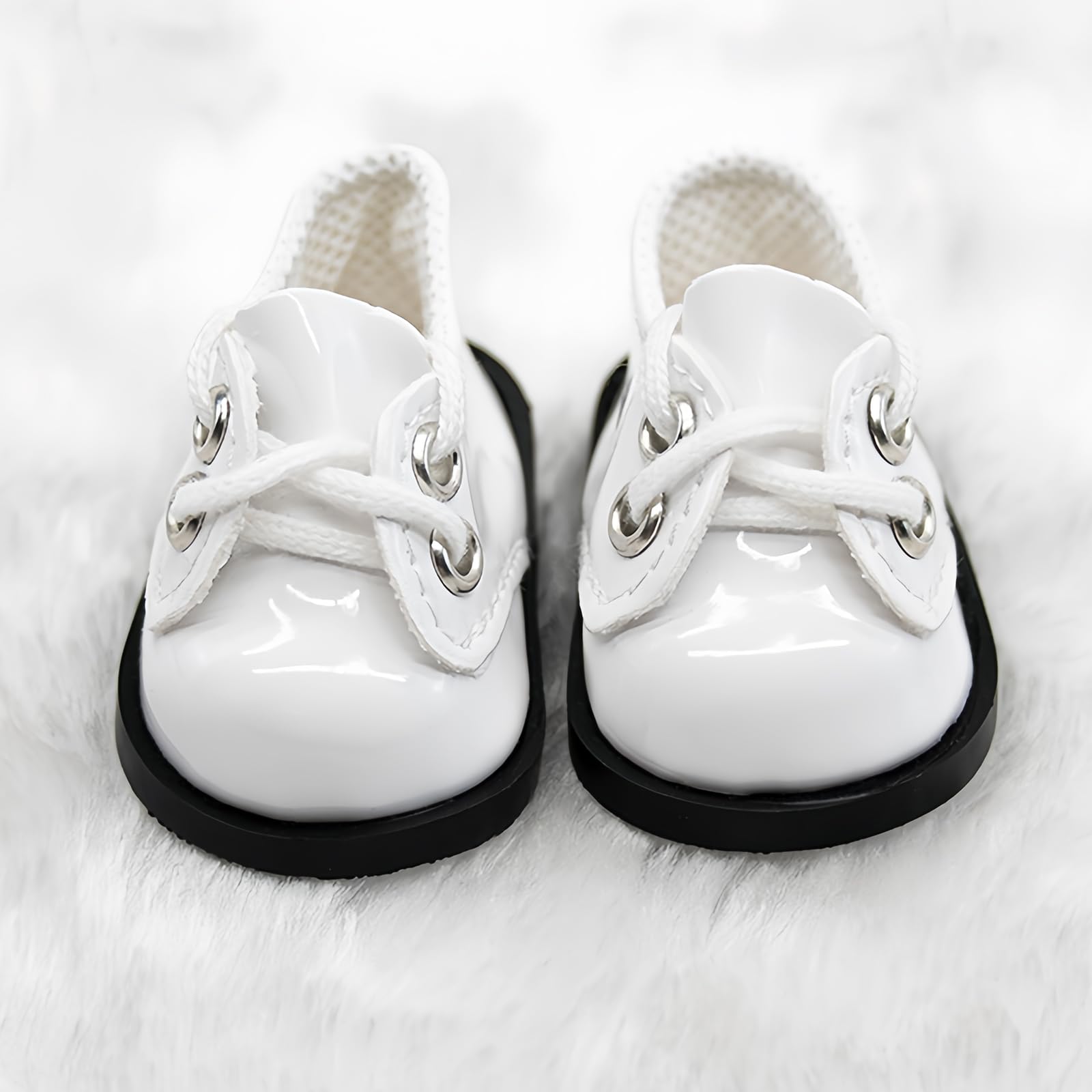 20cm Plush Cotton Doll Shoes Dress Up Accessory Dress Up Leather Boots Shiny Heeled Shoelaces (White) білий
20cm Plush Cotton Doll Shoes Dress Up Accessory Dress Up Leather Boots Shiny Heeled Shoelaces (White) білий