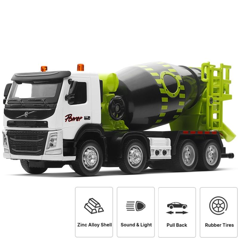 Volvo Concrete Mixer Truck 1/50 Toy Lorry Engineering Car Miniature Vehicle Diecast Metal Model Sound Light Collection Gift Boy
Volvo Concrete Mixer Truck 1/50 Toy Lorry Engineering Car Miniature Vehicle Diecast Metal Model Sound Light Collection Gift Boy