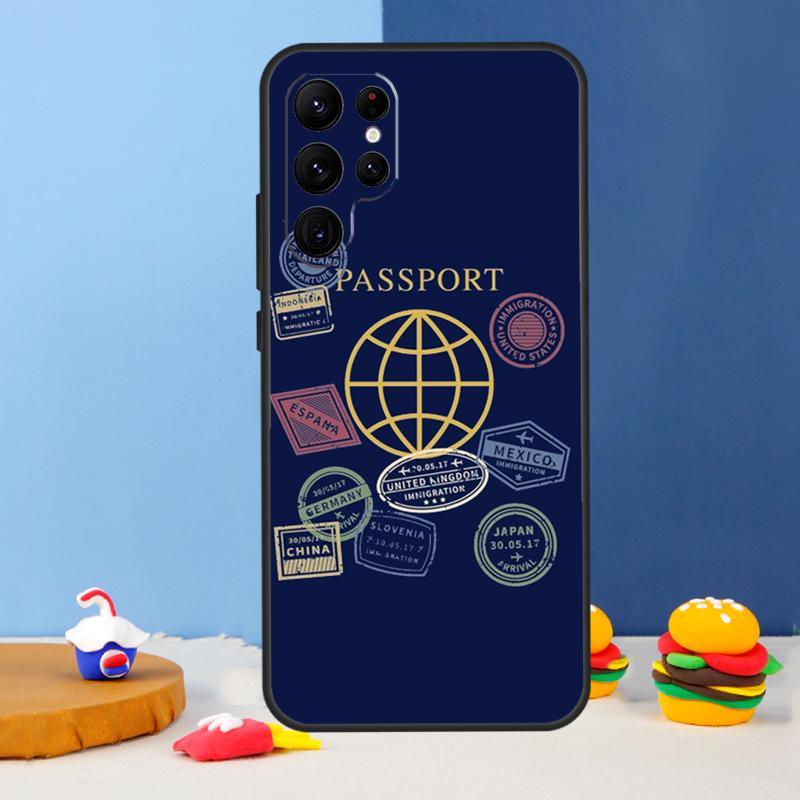 Passport Travel Stamps Phone Case For Samsung Galaxy S24 Ultra S9 S10 S20 FE S22 S21 S23 Plus S25 Ultra Cover Coque Galaxy S25 Plus
Passport Travel Stamps Phone Case For Samsung Galaxy S24 Ultra S9 S10 S20 FE S22 S21 S23 Plus S25 Ultra Cover Coque Galaxy S25 Plus