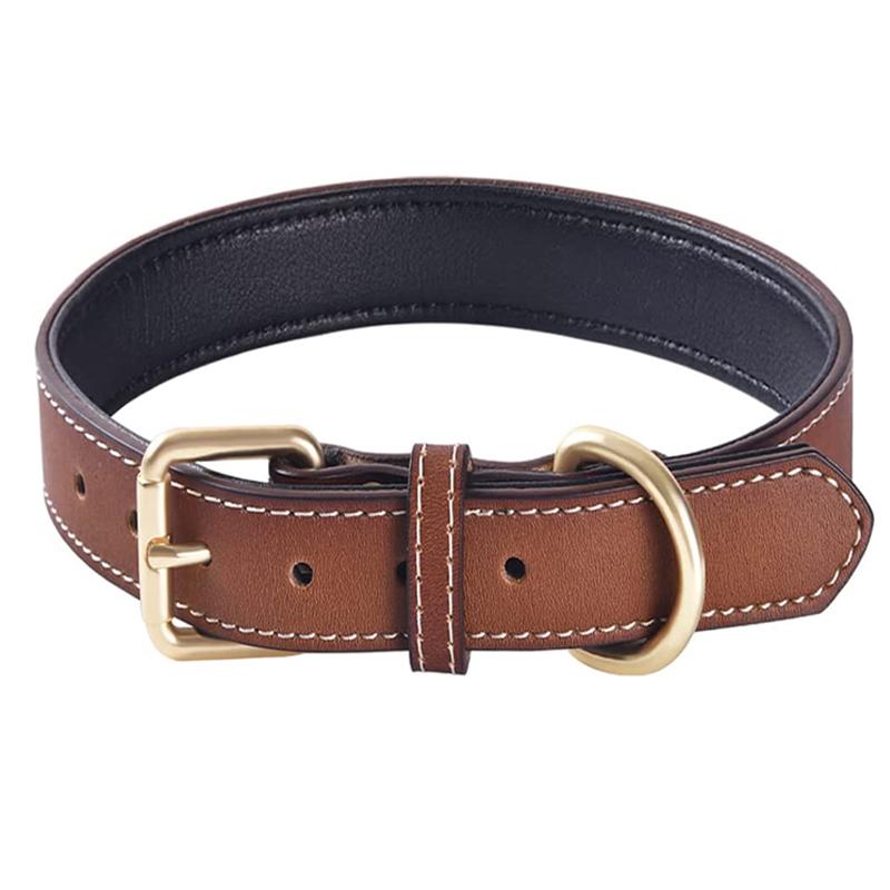 Genuine Leather Padded Dog Collar Comfortable Strong Soft Collars Best for Small Medium and Large Breed Dogs Brown color NECK 28-36cm кавовий
Genuine Leather Padded Dog Collar Comfortable Strong Soft Collars Best for Small Medium and Large Breed Dogs Brown color NECK 28-36cm кавовий