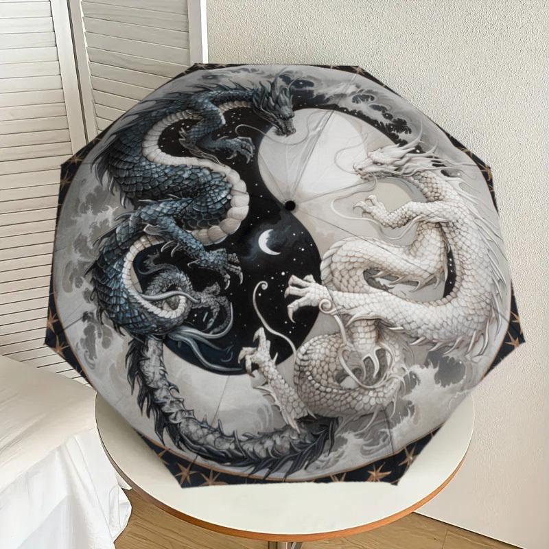 1pc Yin Yang Dragons Artwork Umbrella with Plastic Handle,Suitable for All Seasons Home Travel Outdoor UmbrellaDD131
1pc Yin Yang Dragons Artwork Umbrella with Plastic Handle,Suitable for All Seasons Home Travel Outdoor UmbrellaDD131