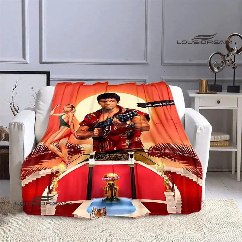 Classic movie scarface blanket Flange Warm blanket soft and comfortable blanket home travel blanket bed linings birthday gift 75x90cm
Classic movie scarface blanket Flange Warm blanket soft and comfortable blanket home travel blanket bed linings birthday gift 75x90cm