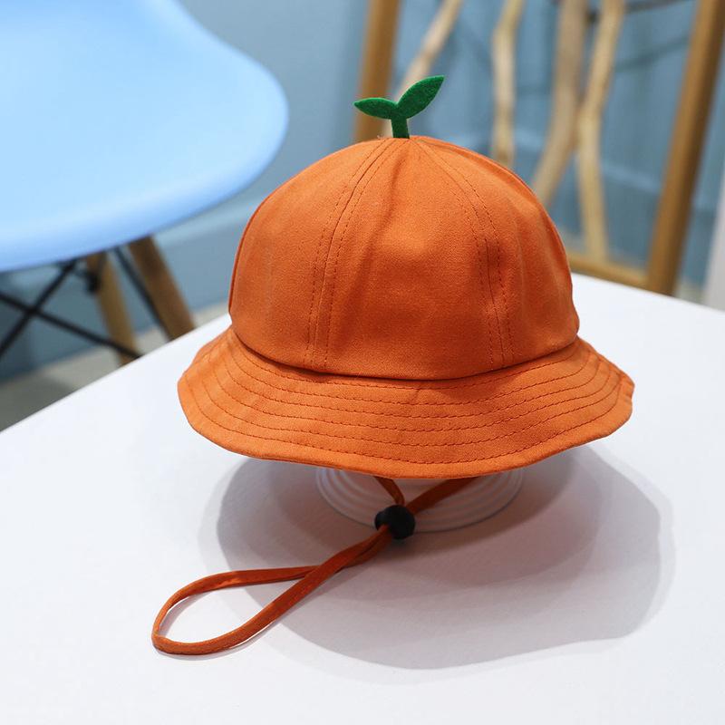 Детские шапки для детей 3-8 лет, летняя защита от солнца для мальчиков и девочек, маленькая желтая шляпа, детская солнцезащитная шляпа, тонкая рыбацкая шляпа оранжевый