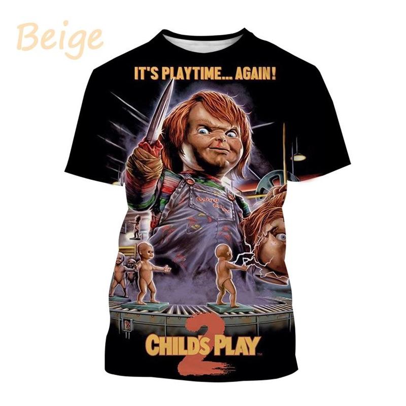 Summer Hot Sale Chucky 3D Printed T-shirts Fun Street Style Short-sleeved Tops Men s And Women s Horror Design Short-sleeved Tee 150 (11T-12T)
Summer Hot Sale Chucky 3D Printed T-shirts Fun Street Style Short-sleeved Tops Men s And Women s Horror Design Short-sleeved Tee 150 (11T-12T)