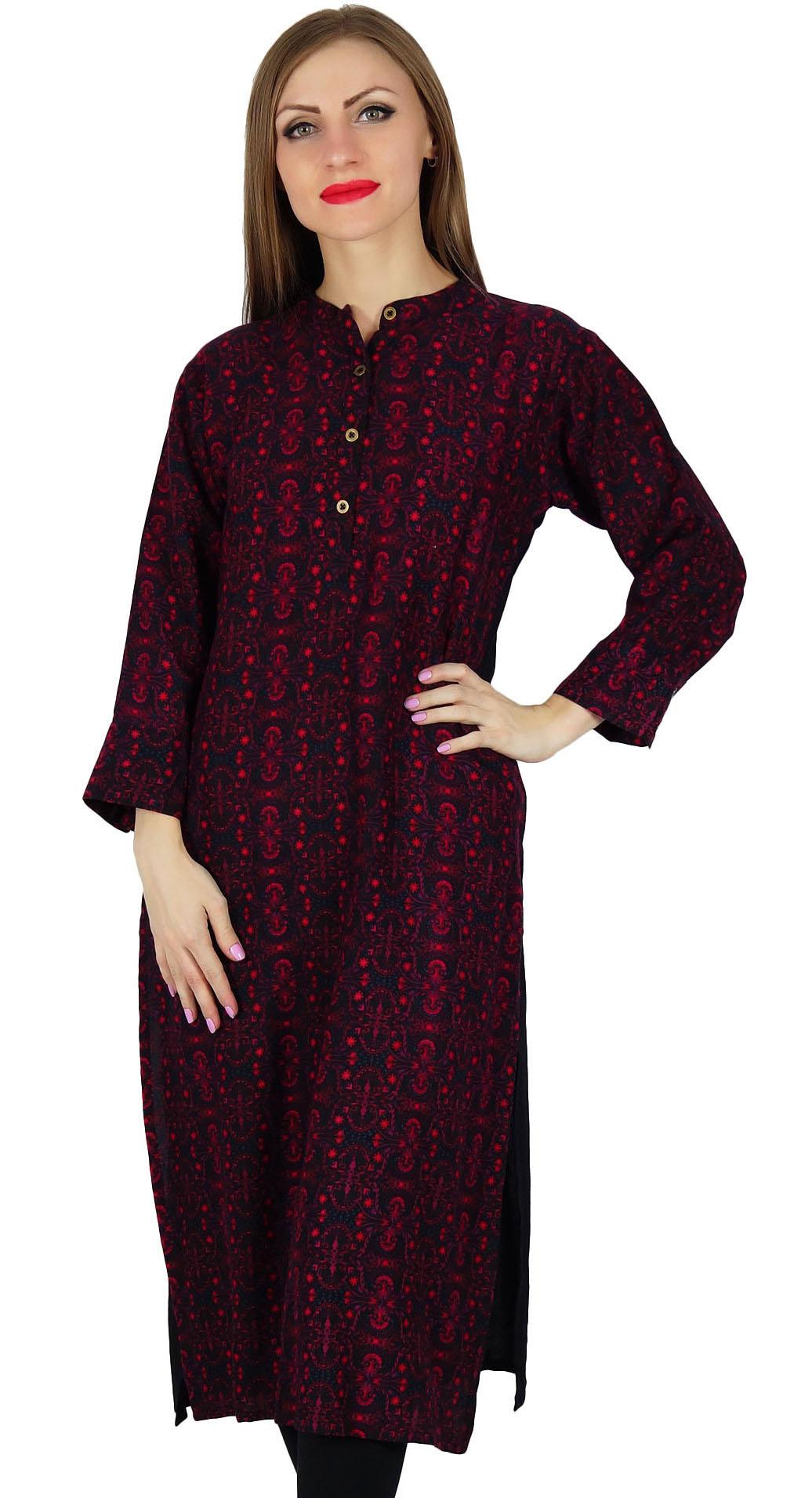Bimba Жіночий повсякденний туік з довгими рукавами з принтом Kurta Kurti і коміром Nehru 18 чорний
Bimba Жіночий повсякденний туік з довгими рукавами з принтом Kurta Kurti і коміром Nehru 18 чорний