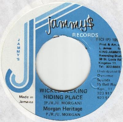 7inch Record MORGAN HERITAGE - Wicked Seeking Hiding Place NONE Jammy s Records 1996 Jamaica Reggae, Ska & Dub Used
7inch Record MORGAN HERITAGE - Wicked Seeking Hiding Place NONE Jammy s Records 1996 Jamaica Reggae, Ska & Dub Used