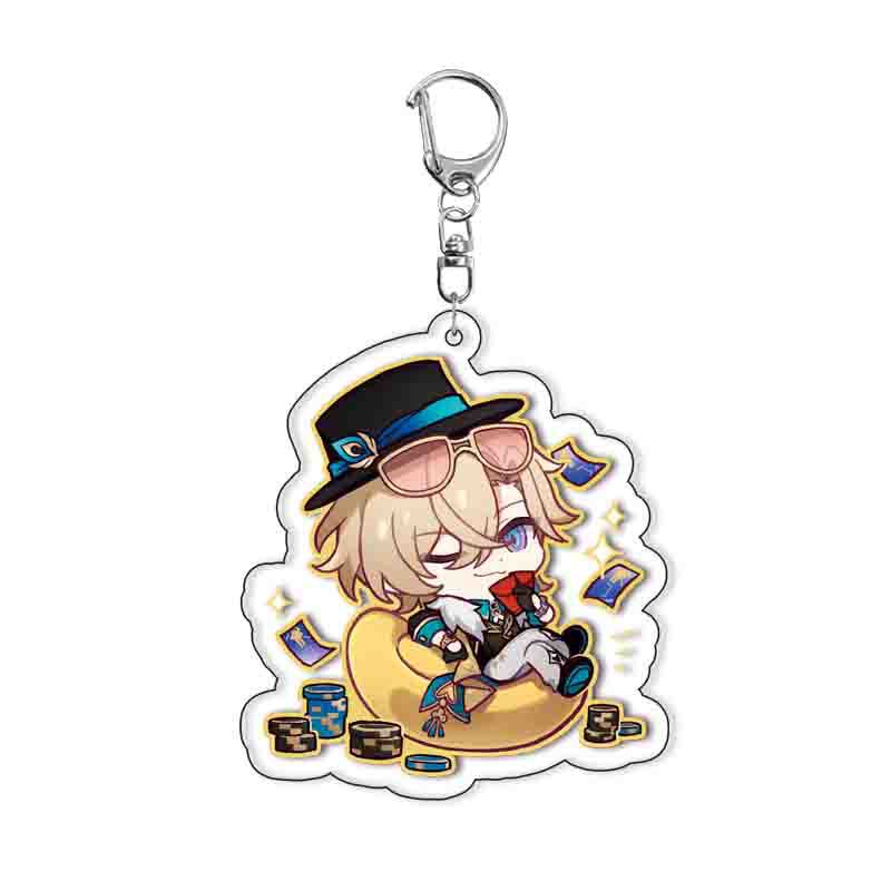 Game Honkai: Star Rail Acrylic Keychain Backpack Hanging Pendant Dan Heng Aventurine Decoration Accessories Ornament Gifts Toy
Game Honkai: Star Rail Acrylic Keychain Backpack Hanging Pendant Dan Heng Aventurine Decoration Accessories Ornament Gifts Toy