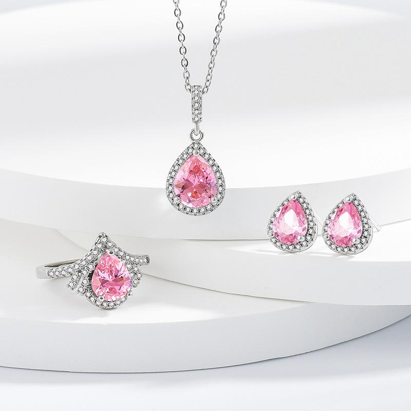 Copper 925 Women Bridal Zircon Sets Blue Zirconia Costume Fine Jewellery Wedding Necklace Earrings Rings Bracelets Pendant Set
Copper 925 Women Bridal Zircon Sets Blue Zirconia Costume Fine Jewellery Wedding Necklace Earrings Rings Bracelets Pendant Set