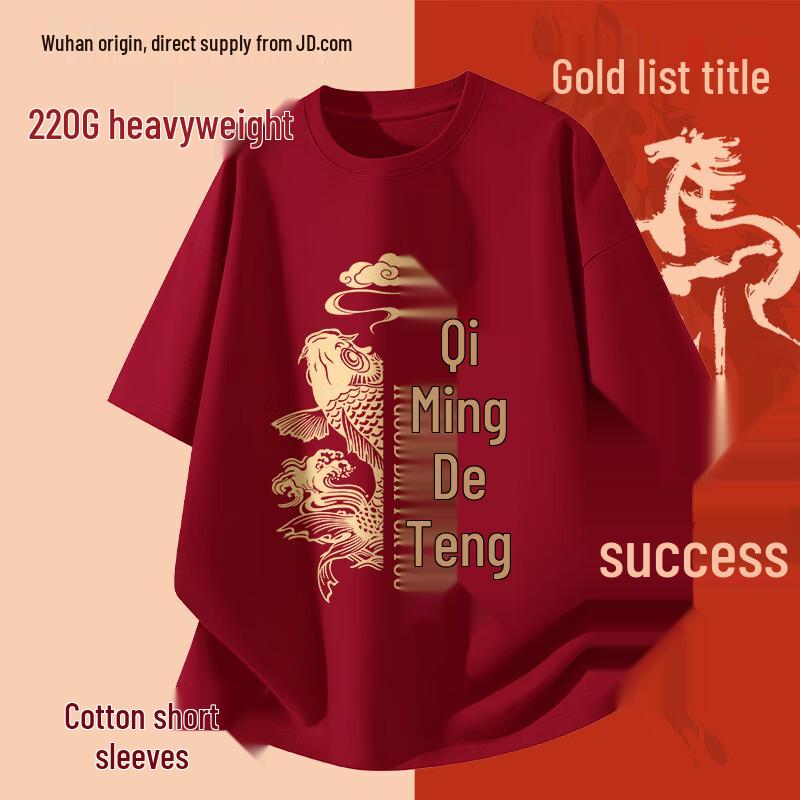 CHUJI Unisex Cotton Short Sleeve Motivational T-Shirt for Exams 2XL
CHUJI Unisex Cotton Short Sleeve Motivational T-Shirt for Exams 2XL