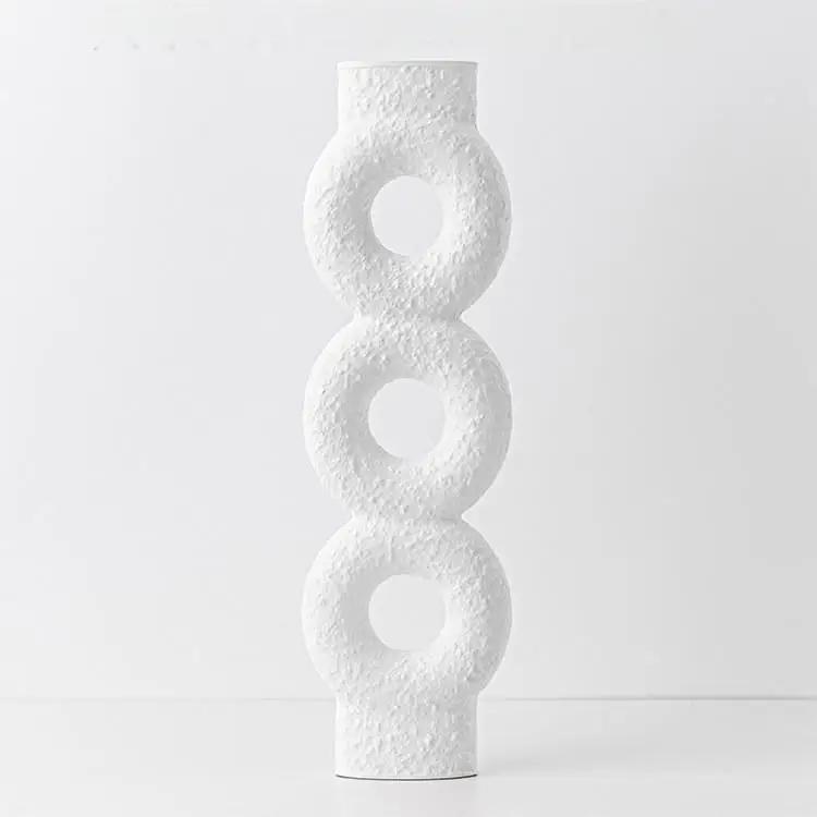 Minimalist Geometric Texture Hollow Resin Vase Art Flower Arrangement Living Room Foyer Desktop Home Decoration Accessories
Minimalist Geometric Texture Hollow Resin Vase Art Flower Arrangement Living Room Foyer Desktop Home Decoration Accessories