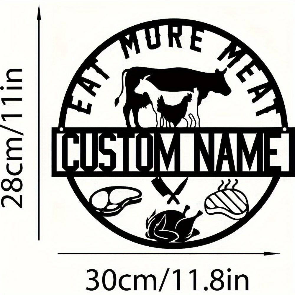 Vintage Metal Wall Art Farm Animal Butcher Shop Decor Custom Sign
Vintage Metal Wall Art Farm Animal Butcher Shop Decor Custom Sign