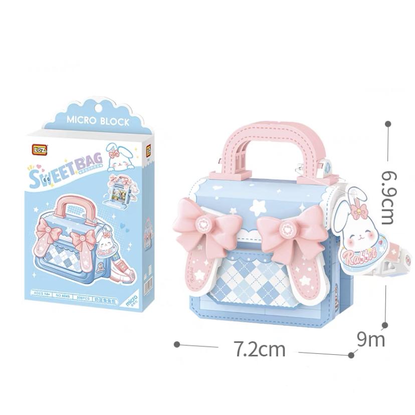LOZ Мини-блоки Детские строительные игрушки DIY Кирпичи Резные Сладкие Сумки Головоломки Подарок Девочки Домашний Декор 8843 8844 8845 8846