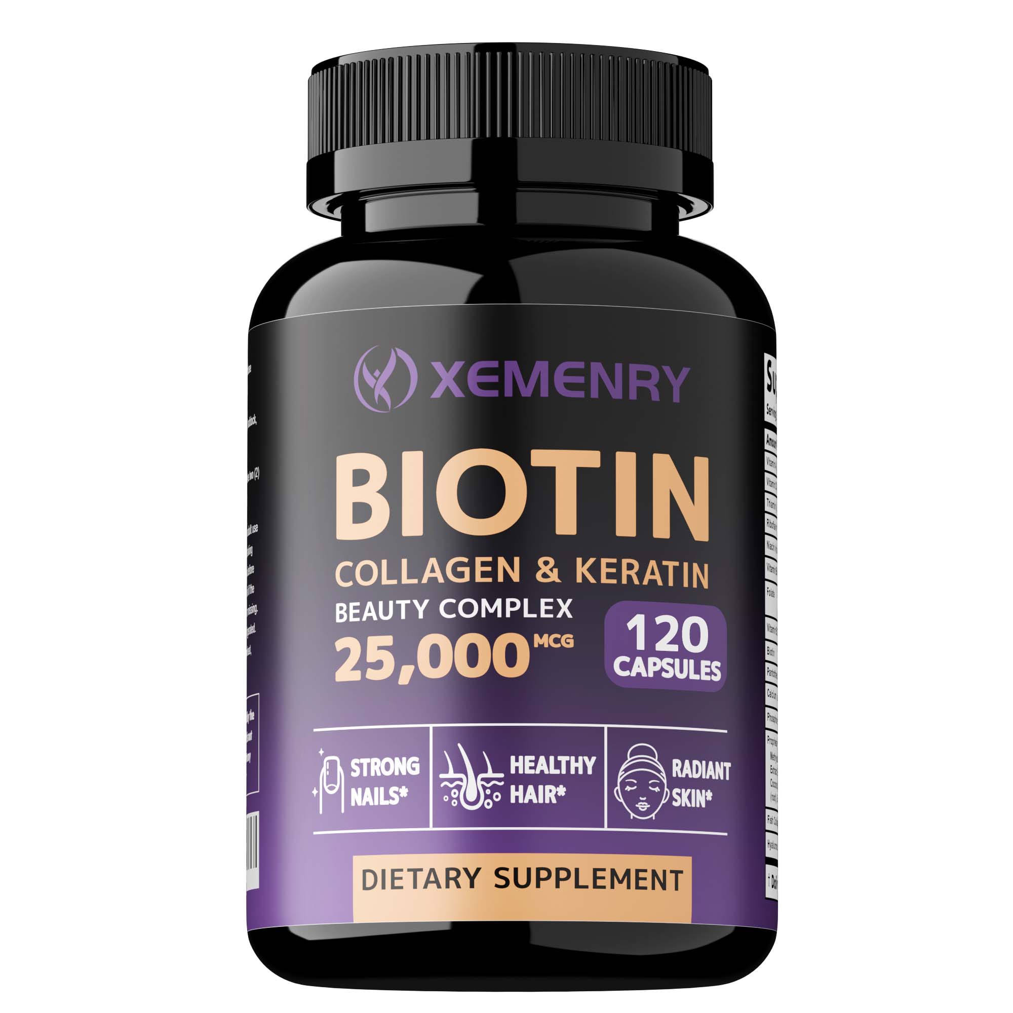 High-purity collagen capsules, 25,000 micrograms per serving, all-natural, suitable for both men and women. 120
High-purity collagen capsules, 25,000 micrograms per serving, all-natural, suitable for both men and women. 120