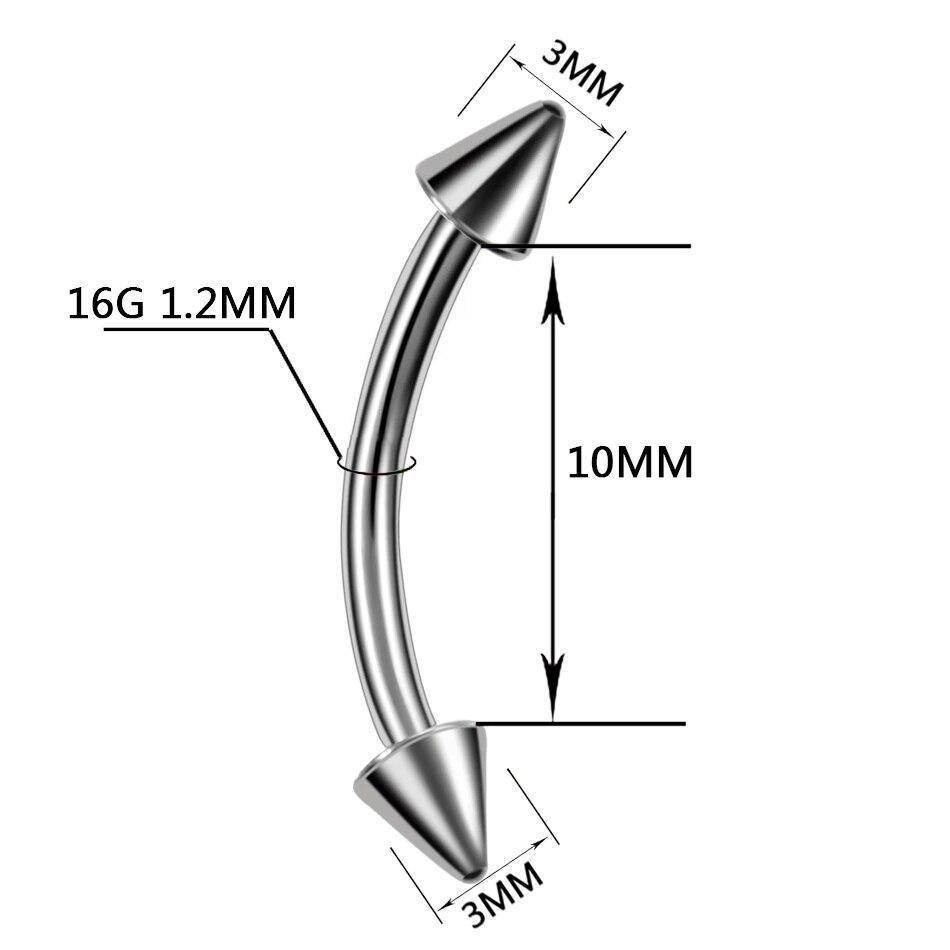 Смешанные кольца для бровей, кольца для губ, кольцо в носу, серьги-кольца для пирсинга для женщин и мужчин, хирургическая сталь 316L, винтовой конус, ювелирные изделия для тела 1,2*8*3 мм
Смешанные кольца для бровей, кольца для губ, кольцо в носу, серьги-кольца для пирсинга для женщин и мужчин, хирургическая сталь 316L, винтовой конус, ювелирные изделия для тела 1,2*8*3 мм