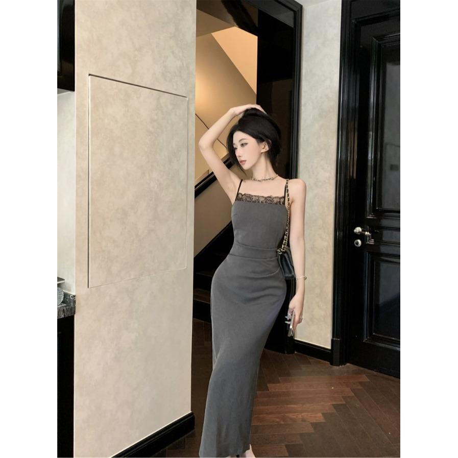 Женское платье-комбинация петит 2025 года из французского серого кружева в стиле пэчворк - Летнее облегающее длинное платье Medium
Женское платье-комбинация петит 2025 года из французского серого кружева в стиле пэчворк - Летнее облегающее длинное платье Medium