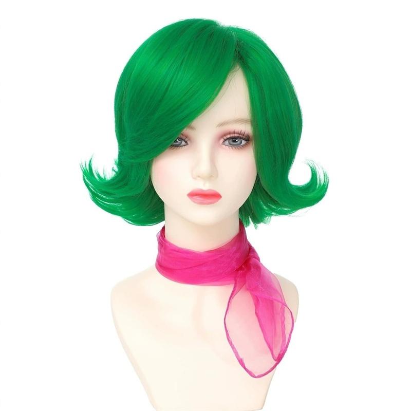 Disgust Wig Cosplay Synthetic Hair Halloween Costume for Women Green Short Bob Wigs Inside Anime Cosplay Movie Party Dressing Up
Disgust Wig Cosplay Synthetic Hair Halloween Costume for Women Green Short Bob Wigs Inside Anime Cosplay Movie Party Dressing Up