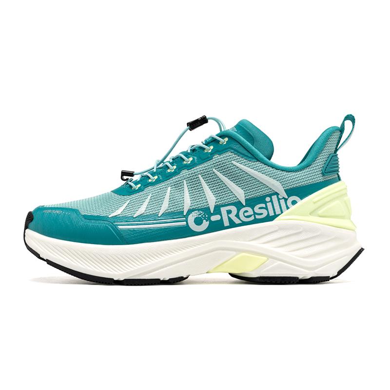 ONEMIX 2024 уличная супер легкая обувь для папы с мягкой подкладкой, женская нескользящая износостойкая беговая мужская обувь на осень и зиму 39 зелёный