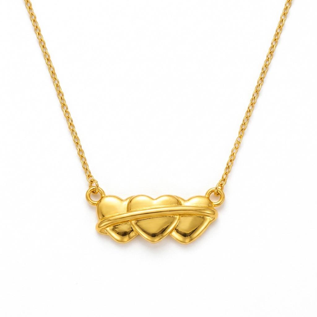 Necklace Bow Rose Necklace Whale Tail Inlaid Zircon Love Element Three-Dimensional Gold
Necklace Bow Rose Necklace Whale Tail Inlaid Zircon Love Element Three-Dimensional Gold