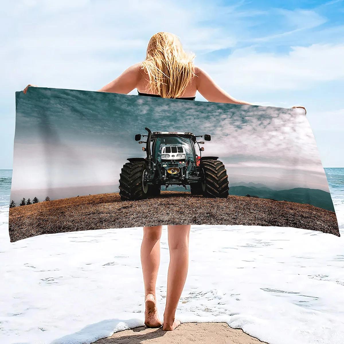 Microfiber Tractor Beach Towel, Sand Free Agricultural Vehicle Beach Towels Oversized, Quick Dry Soft Bath Towels for Sports W30*H60(CM)
Microfiber Tractor Beach Towel, Sand Free Agricultural Vehicle Beach Towels Oversized, Quick Dry Soft Bath Towels for Sports W30*H60(CM)