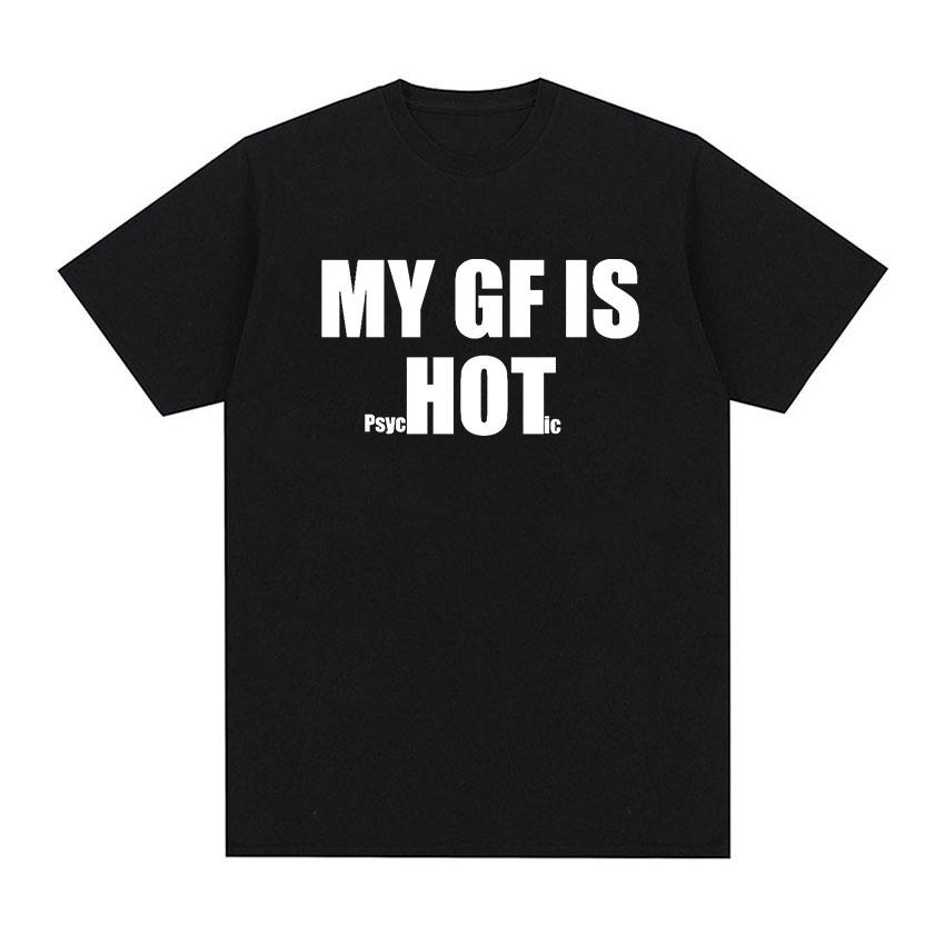 My Gf Bites Funny Graphic T Shirt Men Women Aesthetic Fashion High Quality T-shirts Summer Casual 100% Cotton Oversized T-shirt
My Gf Bites Funny Graphic T Shirt Men Women Aesthetic Fashion High Quality T-shirts Summer Casual 100% Cotton Oversized T-shirt