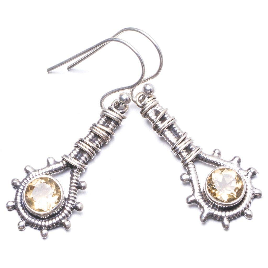 StarGems Natural Citrine Handmade Unique 925 Sterling Silver Earrings 1 1/4 Y2277
StarGems Natural Citrine Handmade Unique 925 Sterling Silver Earrings 1 1/4 Y2277