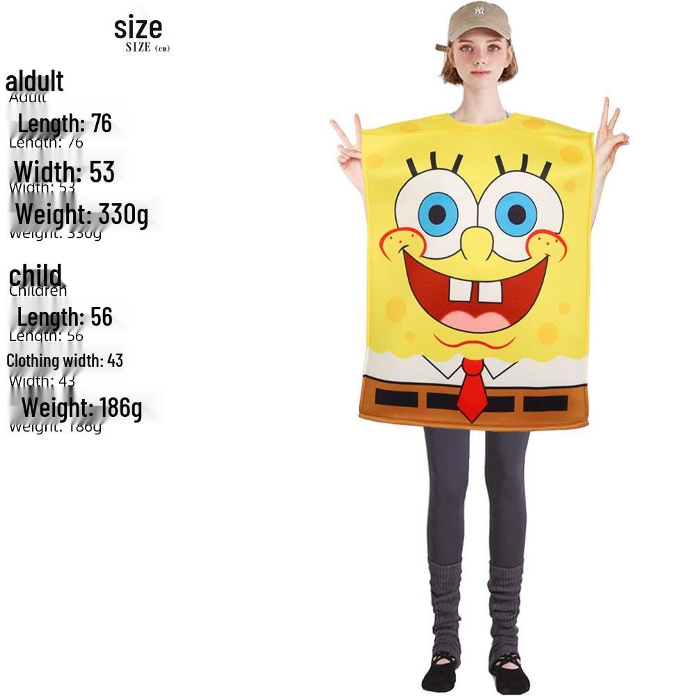SpongeBob Comical Stage Performance Halloween Costume One Size
SpongeBob Comical Stage Performance Halloween Costume One Size
