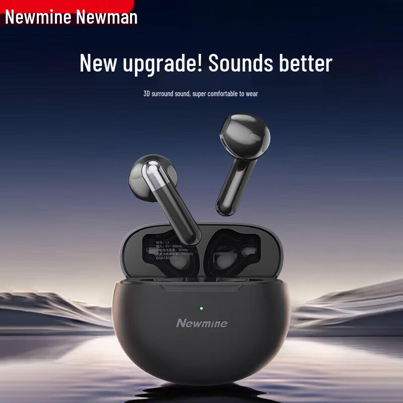 Newman L3 Half-In-Ear Bluetooth Sport Headphones
Newman L3 Half-In-Ear Bluetooth Sport Headphones