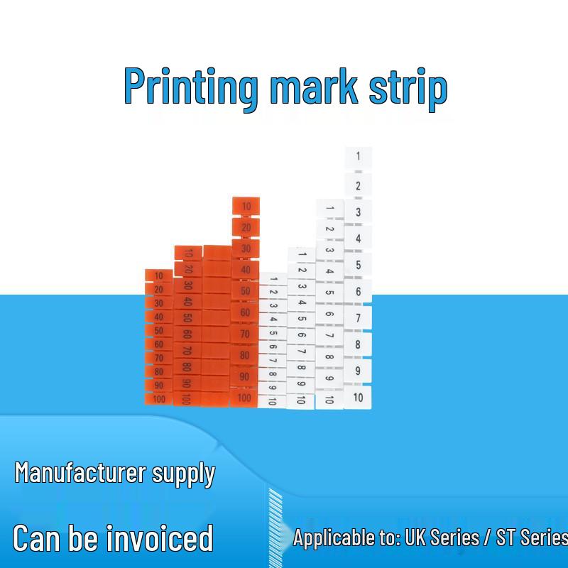 UK Series ZB4 Marking Strips for Terminal Blocks with Numbers 5-10 ZB8 Blank
UK Series ZB4 Marking Strips for Terminal Blocks with Numbers 5-10 ZB8 Blank