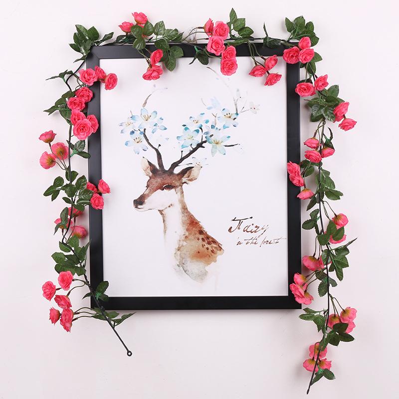 1.8M Artificial Flower Vine Peony Rose Rattan Wreath Flower String Outdoor Garden Arch Home Wedding Christmas Decoration Garland
1.8M Artificial Flower Vine Peony Rose Rattan Wreath Flower String Outdoor Garden Arch Home Wedding Christmas Decoration Garland