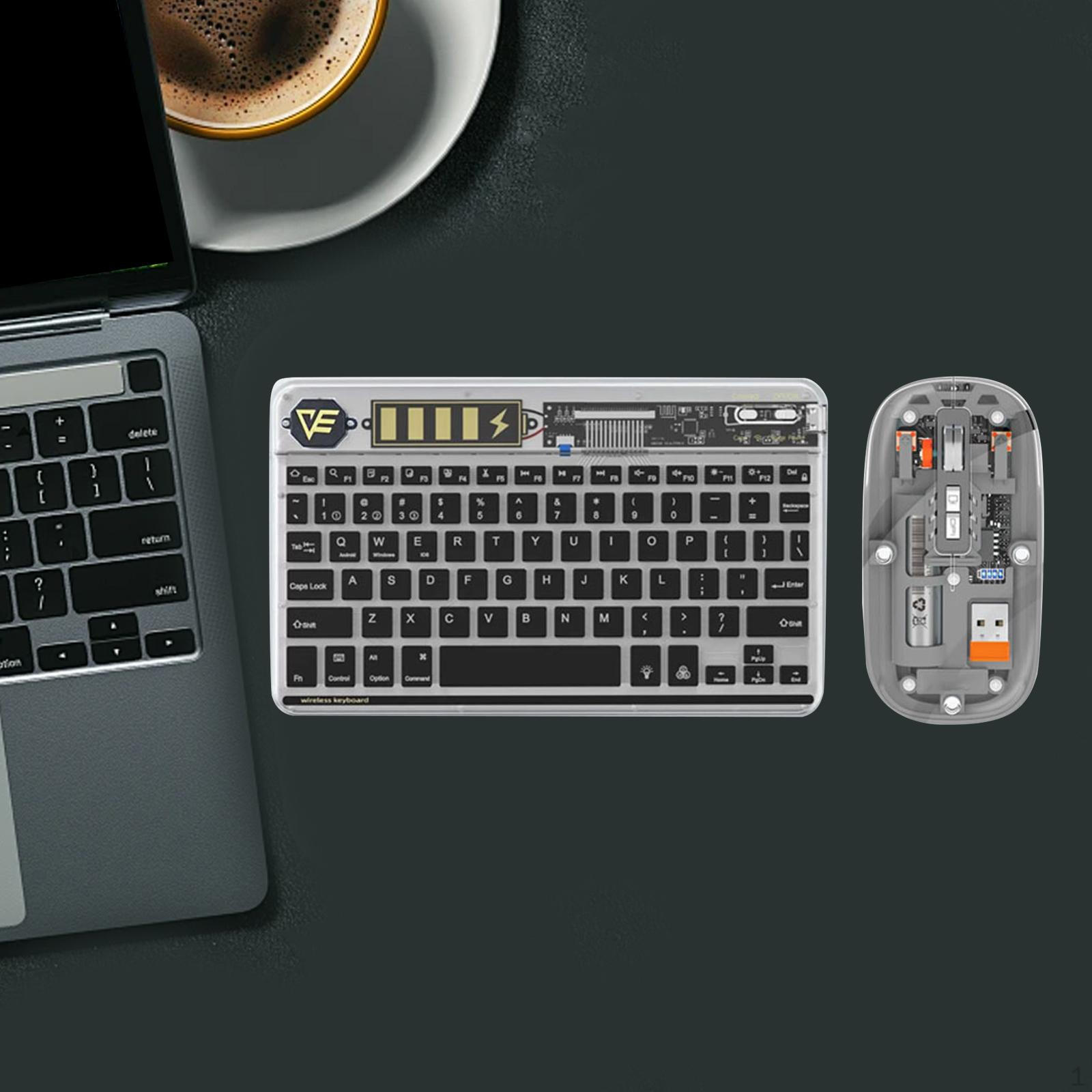 Беспроводная клавиатура и мышь Combo Office Home Portable с подсветкой для ноутбука чёрный
Беспроводная клавиатура и мышь Combo Office Home Portable с подсветкой для ноутбука чёрный