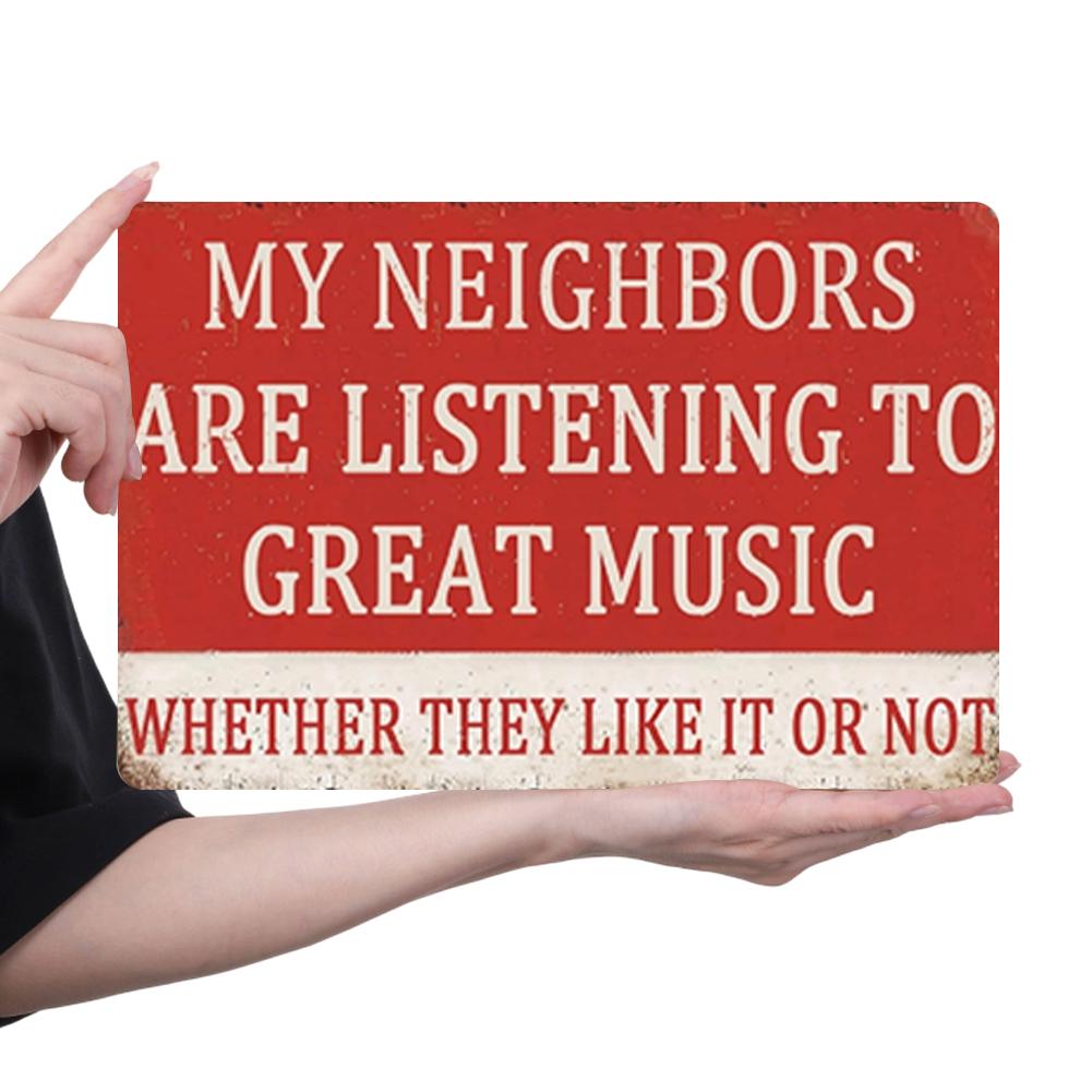 T0# Винтажная металлическая пластина My Neighbors Прямоугольная железная картина настенное искусство Декор30x
T0# Винтажная металлическая пластина My Neighbors Прямоугольная железная картина настенное искусство Декор30x