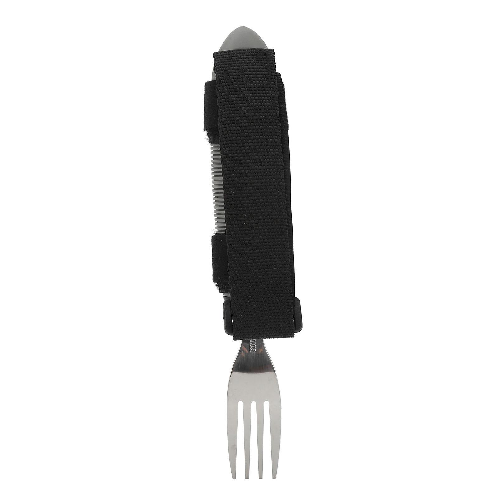 Fork Adaptive Utensils Hand Cuff Eating Aids Stainless Steel Handicapped Fork for Alzheimers Stroke Arthritis
Fork Adaptive Utensils Hand Cuff Eating Aids Stainless Steel Handicapped Fork for Alzheimers Stroke Arthritis