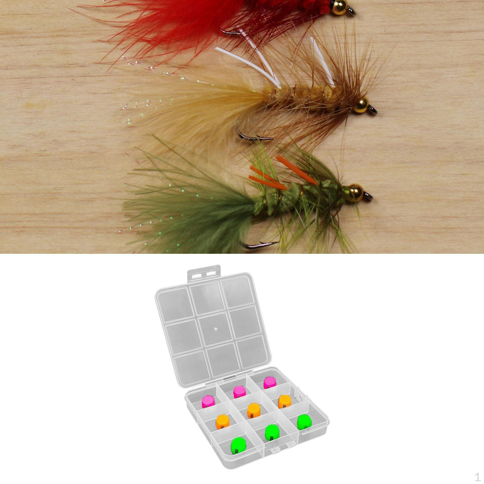 9 Pieces Color Head Fly Tying Beads Colorful Metal Heads Fishing Accessory Simulation Binding L
9 Pieces Color Head Fly Tying Beads Colorful Metal Heads Fishing Accessory Simulation Binding L
