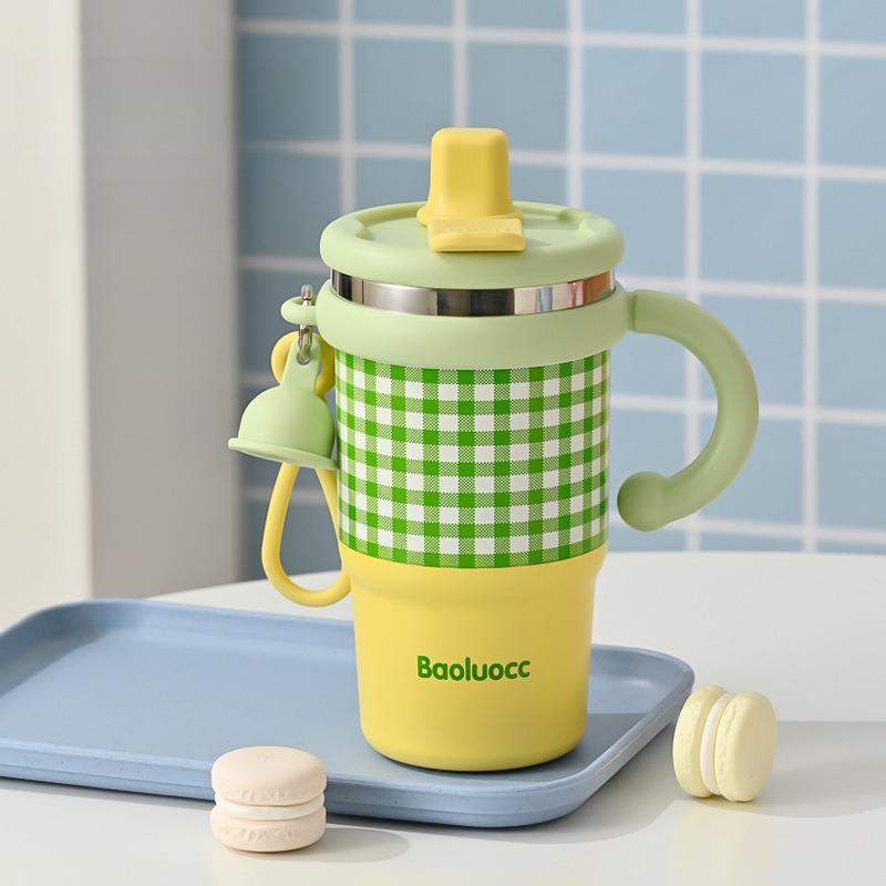 New Style Little Ice Ba Cup Fashion Plaid Stainless Steel Insulated Cup for Women High-Value Straw Cup Large Capacity Dual-Drink 501-600ml
New Style Little Ice Ba Cup Fashion Plaid Stainless Steel Insulated Cup for Women High-Value Straw Cup Large Capacity Dual-Drink 501-600ml