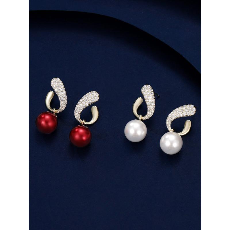 Серьги, женская легкая роскошь, элитный темперамент, модные серьги