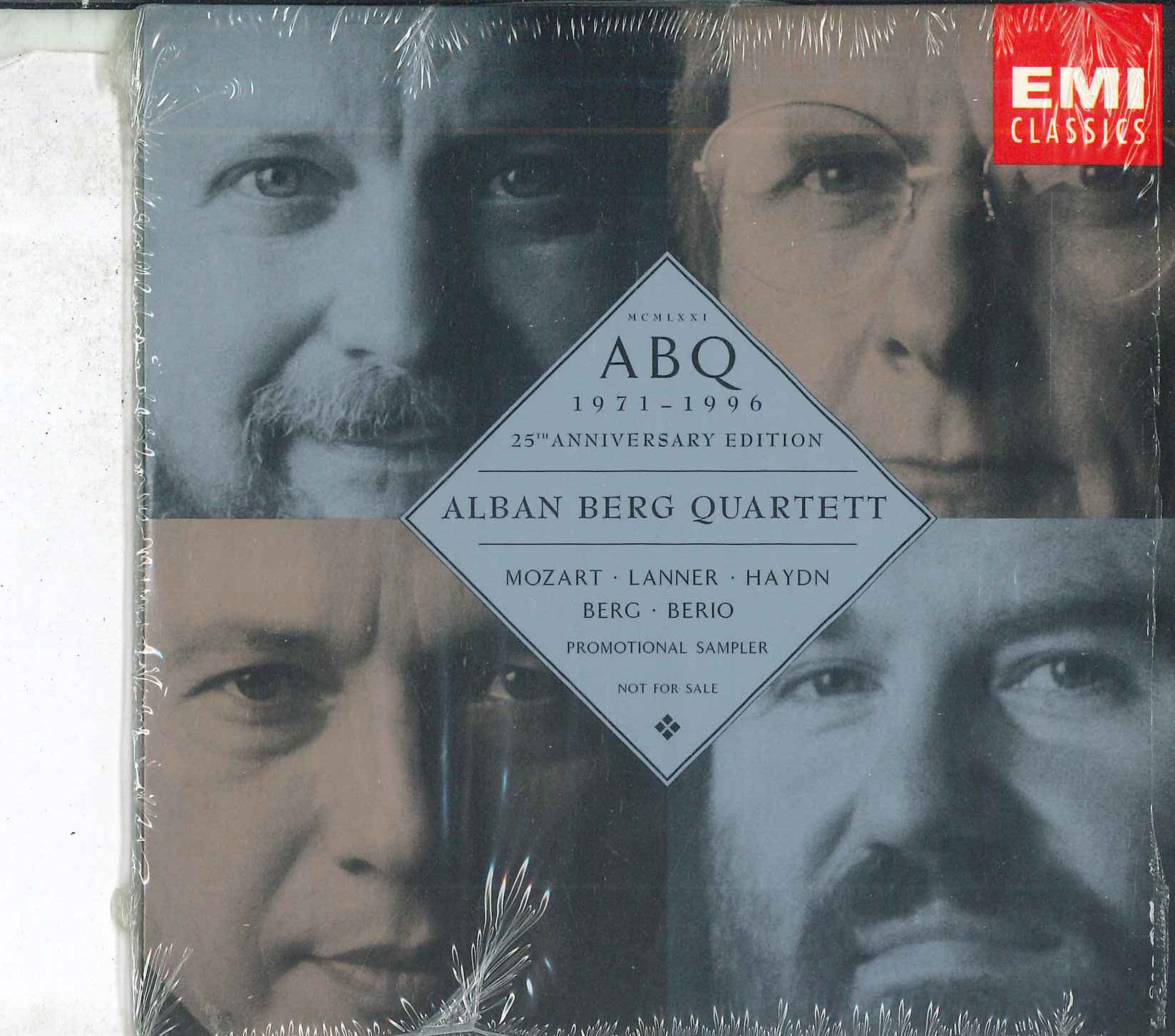 CD ALBAN BERG QUARTET - Abq 1971-1996 25th Anniversary Edit ABQ1 EMI Japan Classical Used
CD ALBAN BERG QUARTET - Abq 1971-1996 25th Anniversary Edit ABQ1 EMI Japan Classical Used