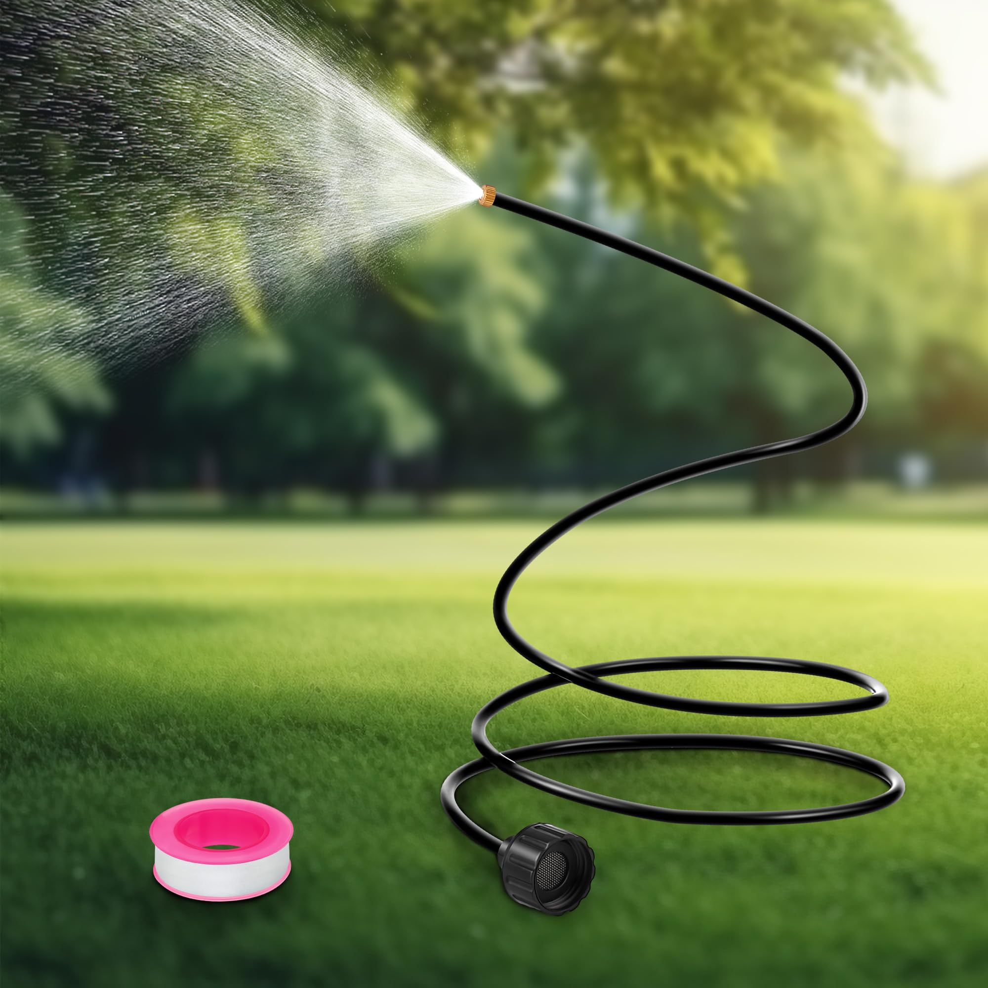 Outside Patio Hose Misters 1.5M Adjustable Standing Mister Portable Misters Cooling System Flexible Misting Garden Sprinklers
Outside Patio Hose Misters 1.5M Adjustable Standing Mister Portable Misters Cooling System Flexible Misting Garden Sprinklers