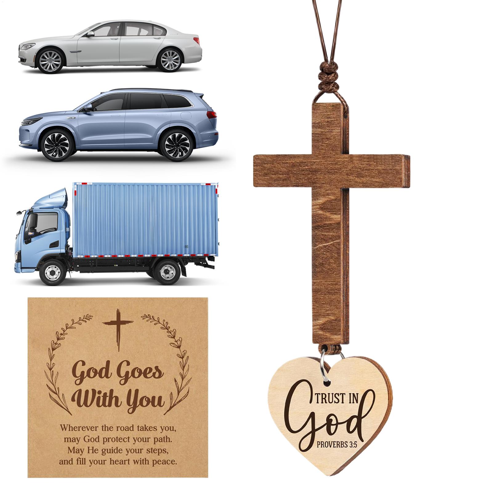 Car Rearview Mirror Hanging Cross Wood Christian Bible Verse Ornament Unisex Christian Jesus Car Interior Decorations Gift CHINA
Car Rearview Mirror Hanging Cross Wood Christian Bible Verse Ornament Unisex Christian Jesus Car Interior Decorations Gift CHINA