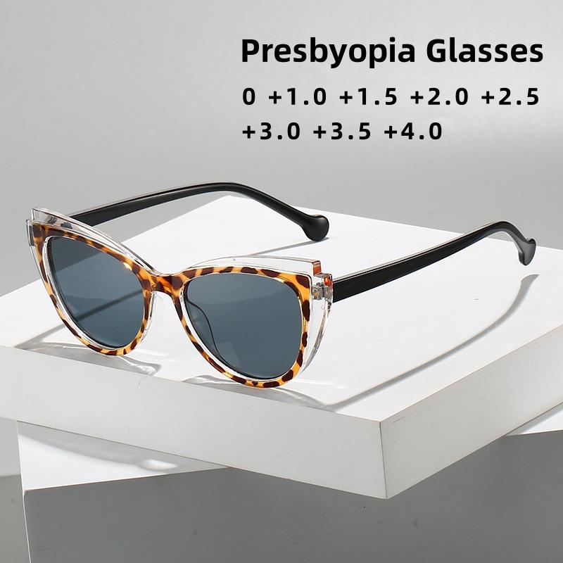 New Fashionable Cat Eye Presbyopia Glasses Women High-definition Anti Blue Light Color Blocked Glasses Diopter To +4.0 +400
New Fashionable Cat Eye Presbyopia Glasses Women High-definition Anti Blue Light Color Blocked Glasses Diopter To +4.0 +400