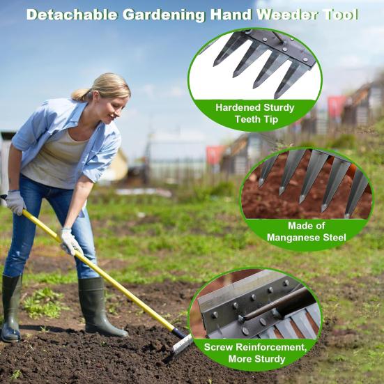 Yousheng Gardening Прополка Выдергиватель Грабли Сверхпрочная Сталь Наружный Сад Газон Ферма Рыхление Почвы Удаление Сорняков Прополка Выкапывание Ручные Инструменты A
Yousheng Gardening Прополка Выдергиватель Грабли Сверхпрочная Сталь Наружный Сад Газон Ферма Рыхление Почвы Удаление Сорняков Прополка Выкапывание Ручные Инструменты A