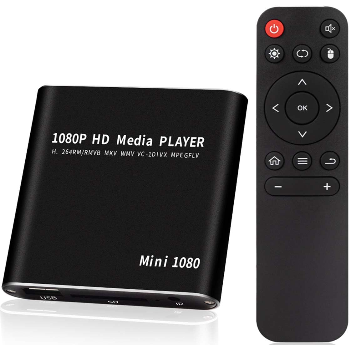 Media Player Digital Multimedia Player Resolution HD Player Player Video Music Image Playback Equipment Easy video playback on large screen LCD SD чорний
Media Player Digital Multimedia Player Resolution HD Player Player Video Music Image Playback Equipment Easy video playback on large screen LCD SD чорний