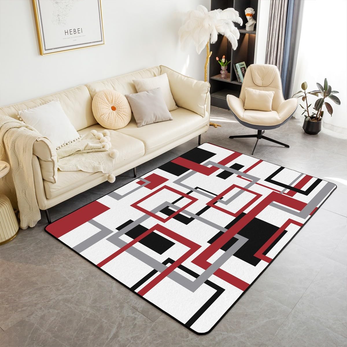 Erosebridal Black White Red Zebra Pattern Area Rug,Tiger Fur Rug for Home Decorative Abstract Stripe Animal Skin Carpet,Geometric Art Modern 160cm x 200cm
Erosebridal Black White Red Zebra Pattern Area Rug,Tiger Fur Rug for Home Decorative Abstract Stripe Animal Skin Carpet,Geometric Art Modern 160cm x 200cm