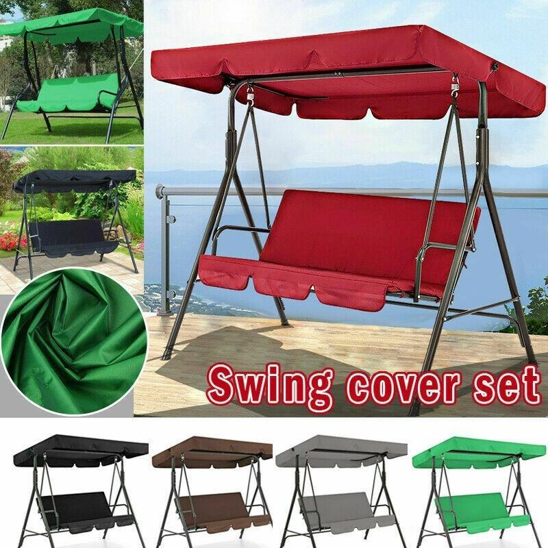 Replacement Swing Seat Canopy Cover Set Garden Chair Hammock Cushion 3 Seater Canopy Chair Cover (Frame Not Included) сірий
Replacement Swing Seat Canopy Cover Set Garden Chair Hammock Cushion 3 Seater Canopy Chair Cover (Frame Not Included) сірий