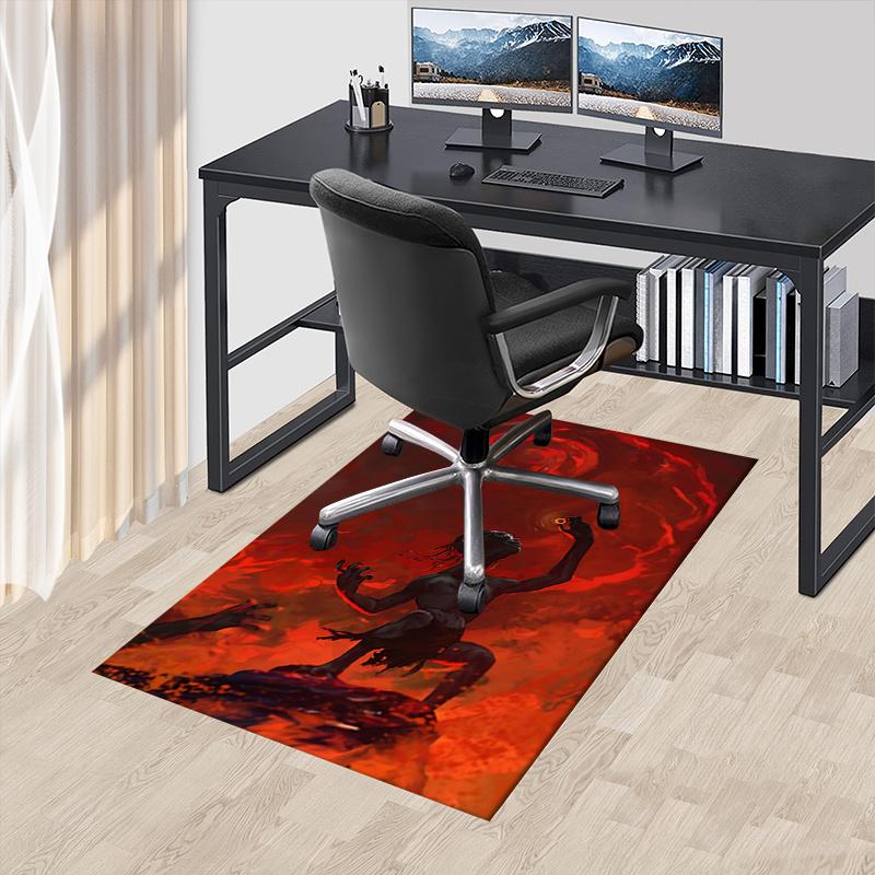 Lava,Lord of the Rings Polyester Office Carpet Chair Mats, Home Decor Dormitory Floor Protector with Anti-Skid Backing, Large Area Coverage, 60cm by 90cm
Lava,Lord of the Rings Polyester Office Carpet Chair Mats, Home Decor Dormitory Floor Protector with Anti-Skid Backing, Large Area Coverage, 60cm by 90cm