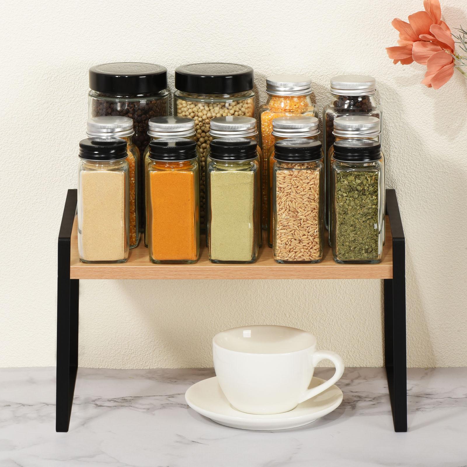 Kitchen Countertop Organizer, Stackable Kitchen Spice Racks Countertop Shelves Suitable for Kitchen Table, Cupboard an
Kitchen Countertop Organizer, Stackable Kitchen Spice Racks Countertop Shelves Suitable for Kitchen Table, Cupboard an
