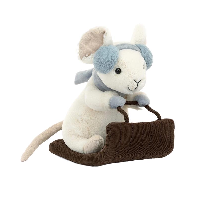 JELLYCAT Рождественская серия Мышь Сани Веселая кукла Плюшевая кукла 17 см высотой
JELLYCAT Рождественская серия Мышь Сани Веселая кукла Плюшевая кукла 17 см высотой