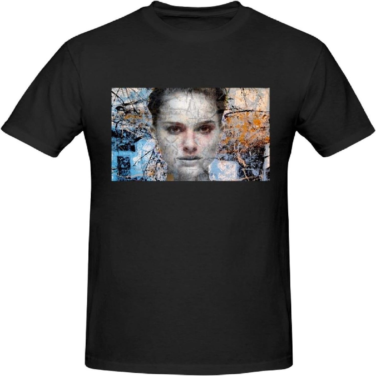 Natalie Music Portman Men s T-Shirts Short Sleeve Cotton Casual Basic Tee Shirts Black(18) XXXXXL різнокольоровий
Natalie Music Portman Men s T-Shirts Short Sleeve Cotton Casual Basic Tee Shirts Black(18) XXXXXL різнокольоровий