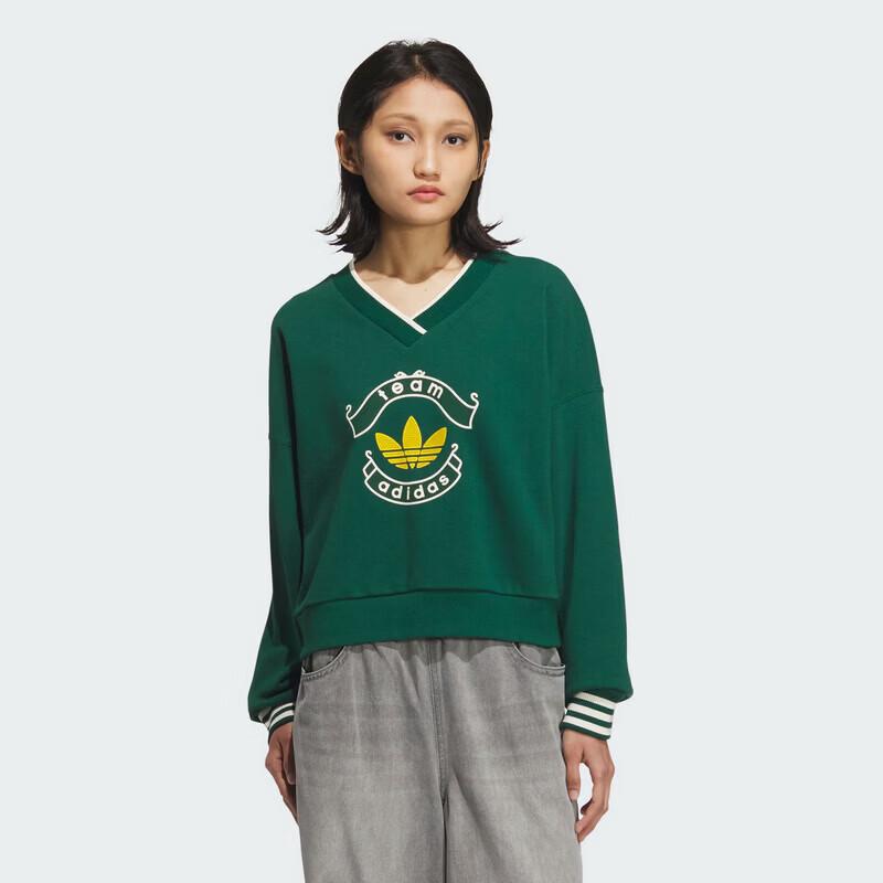 Adidas Women s V-Neck Pullover Sweatshirt XS
Adidas Women s V-Neck Pullover Sweatshirt XS